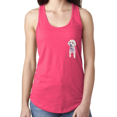Tiny - Ladies' Ideal Racerback Tank Thumbnail