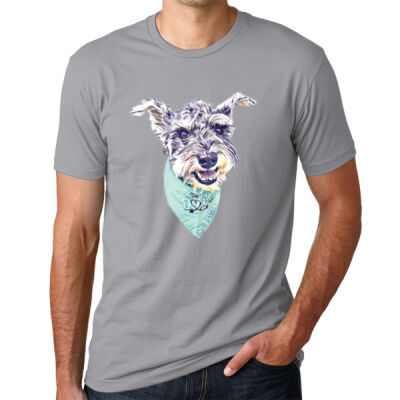 Button - Unisex Cotton T-Shirt Thumbnail