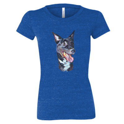 Happy - Women's Triblend Tee (Retail Quality) Thumbnail