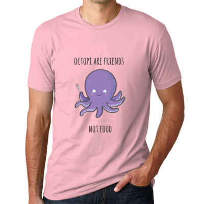 Octopus - Unisex Cotton T-Shirt Thumbnail