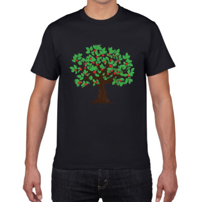 Apple Tree1 - Premium Cotton Tee Thumbnail