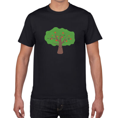 Apple Tree2 - Premium Cotton Tee Thumbnail