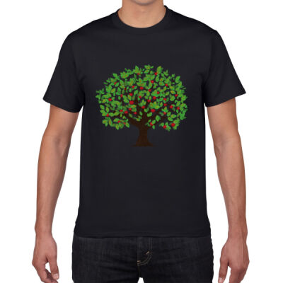 Apple Tree5 - Premium Cotton Tee Thumbnail