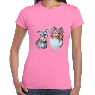 Lassy & Happy - Women's Gildan Cotton Tee Thumbnail
