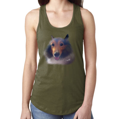 Sassy - Ladies' Ideal Racerback Tank (same day) Thumbnail